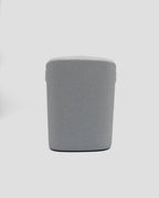 Better Underground coffee compost bin in marble, styled in kitchen – rear view -designer compost bin Australia