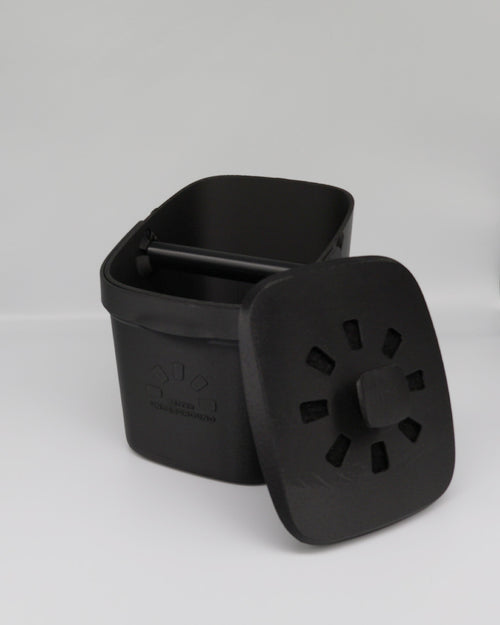 Coffee Compost Bin with Removable Knock
